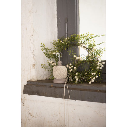 Suporte de corda ø 8*12 cm bege