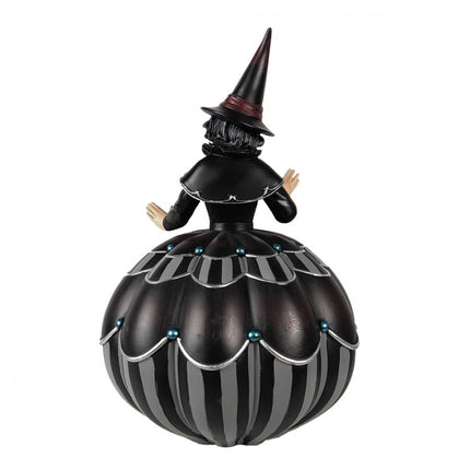 Decoração Halloween Bruxa 26 cm Poliresina Preta
