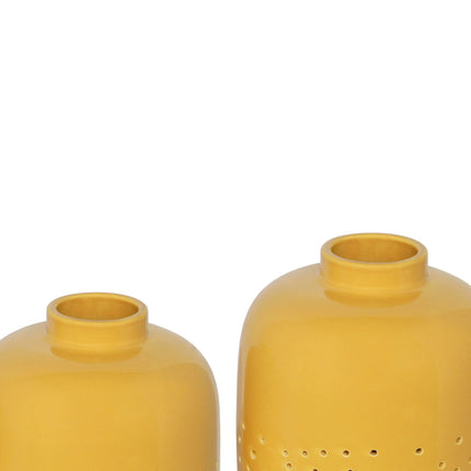 Vaso Decorativo Bolero Amarelo Grande