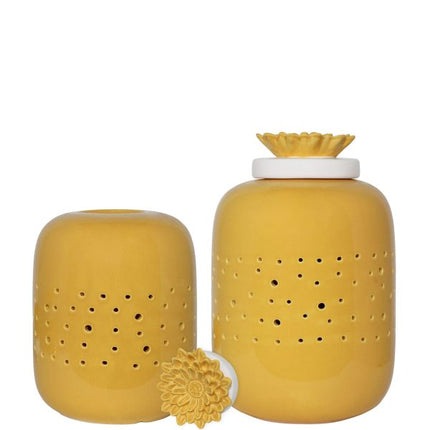 Vaso Decorativo Bolero Amarelo Grande