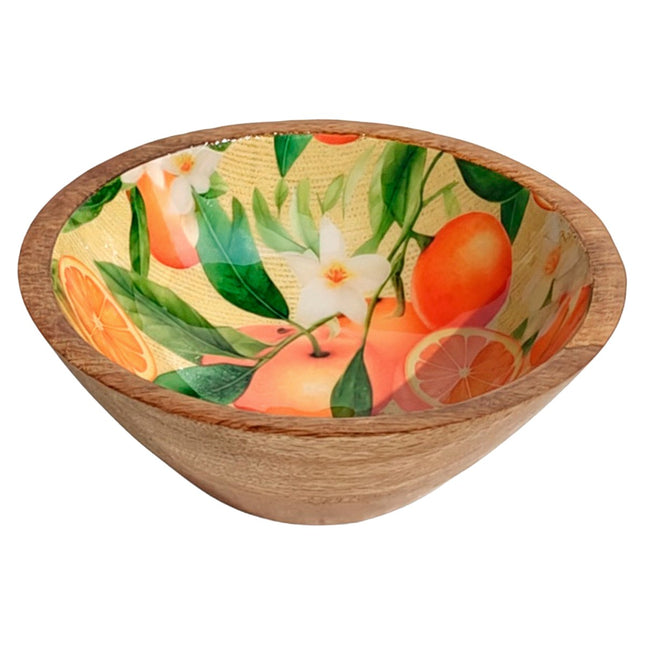 Bowl wood Oranges