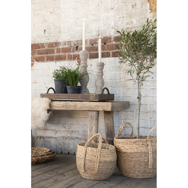 Candle holder 40 cm Grey
