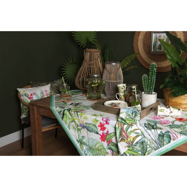 Caminho de Mesa Cotton Jungle Botanics