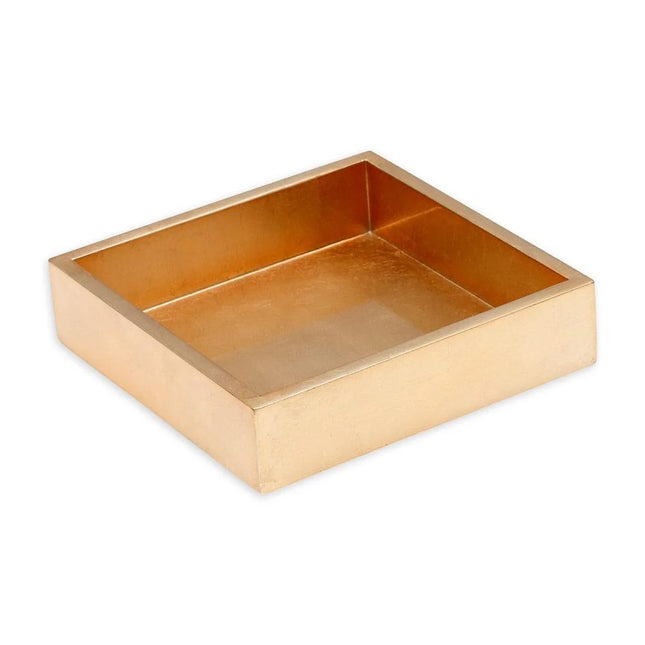 Caspari Lacquer Luncheon Napkin Holder in Gold