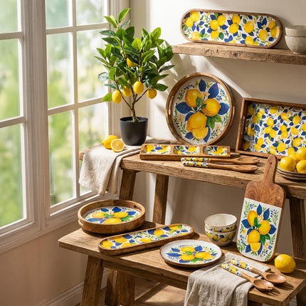 Lemon tray wood x-large