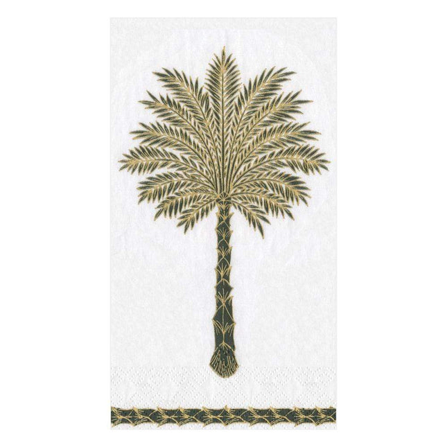 Caspari Grand Palms Paper Guest Towel