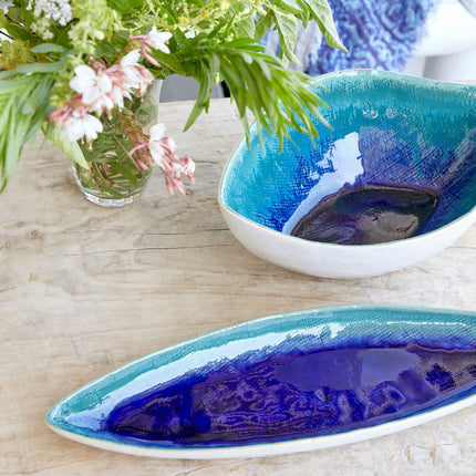Dourade bowl blue-white